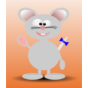 download Mouse clipart image with 0 hue color