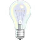 download Light Bulb clipart image with 0 hue color