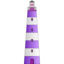 download Lighthouse clipart image with 270 hue color