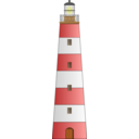 download Lighthouse clipart image with 0 hue color