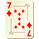 Ornamental Deck 7 Of Diamonds