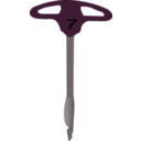 download Auger clipart image with 90 hue color