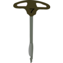 download Auger clipart image with 180 hue color