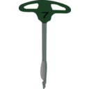 download Auger clipart image with 270 hue color