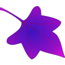 download Leaf clipart image with 225 hue color