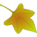download Leaf clipart image with 0 hue color