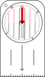 Orienteering Compass With Rotatable Housing And Needle