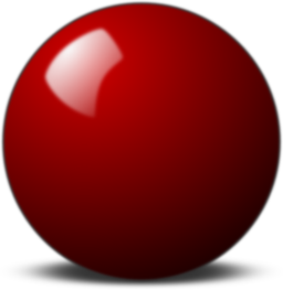 Red Snooker Ball