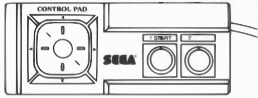 Sega Master System Controller Diagram