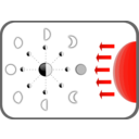 download Diagram Of Moon Faces clipart image with 315 hue color