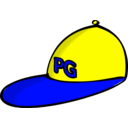 download Baseball Cap clipart image with 180 hue color