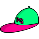 download Baseball Cap clipart image with 270 hue color