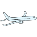 download Aircraft clipart image with 315 hue color