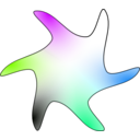 download Star clipart image with 90 hue color