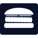 download Hamburger Icon clipart image with 225 hue color