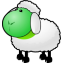 download Sheep clipart image with 90 hue color