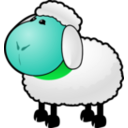 download Sheep clipart image with 135 hue color