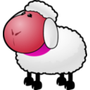 download Sheep clipart image with 315 hue color