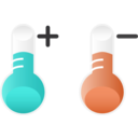 download Meteo Temperatura clipart image with 180 hue color