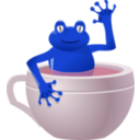 download Unexpected Frog In My Tea clipart image with 135 hue color