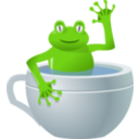 download Unexpected Frog In My Tea clipart image with 0 hue color
