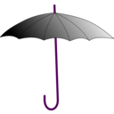 download Boring Umbrella clipart image with 270 hue color