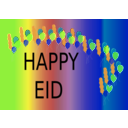 download Happy Eid clipart image with 45 hue color