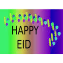 download Happy Eid clipart image with 90 hue color