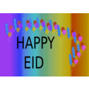 download Happy Eid clipart image with 225 hue color