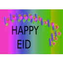 download Happy Eid clipart image with 270 hue color