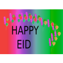 download Happy Eid clipart image with 315 hue color