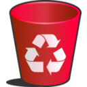 download Trashcan Papelera clipart image with 135 hue color