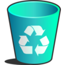download Trashcan Papelera clipart image with 315 hue color