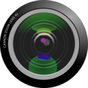 download Camera Lens clipart image with 270 hue color