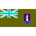download Flag Of British Virgin Islands clipart image with 180 hue color