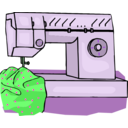 download Sewing Machine clipart image with 270 hue color