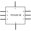 download Picaxe 08 clipart image with 0 hue color