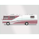 download Land Yacht Motorhome clipart image with 135 hue color