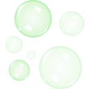 download Soap Bubbles clipart image with 270 hue color