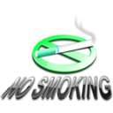 download No Smoking 3d clipart image with 135 hue color