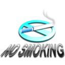 download No Smoking 3d clipart image with 180 hue color