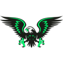 download Eagle clipart image with 90 hue color