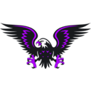 download Eagle clipart image with 225 hue color