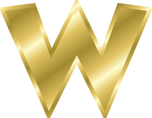 Effect Letters Alphabet Gold