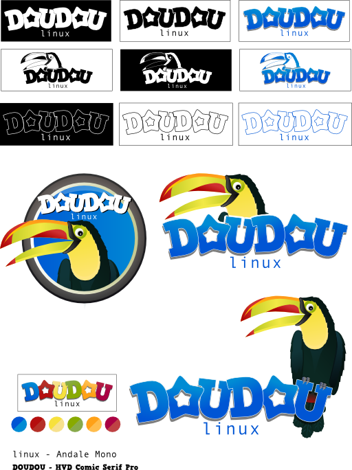 Doudou Linux Mascot And Logo Contest