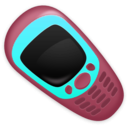 download Retro Cellphone clipart image with 135 hue color