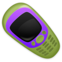 download Retro Cellphone clipart image with 225 hue color