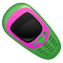 download Retro Cellphone clipart image with 270 hue color