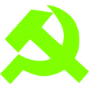 download Hammer And Sickle clipart image with 90 hue color