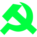download Hammer And Sickle clipart image with 135 hue color